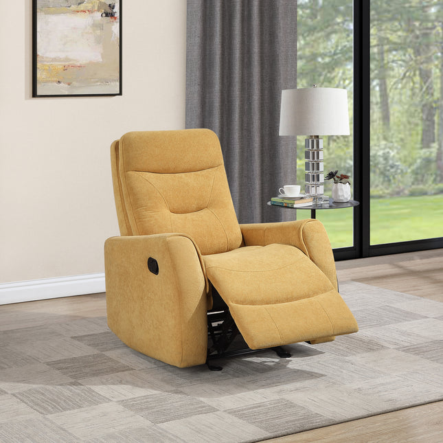 Paterson G00276A-RC Swivel Recliner , Yellow