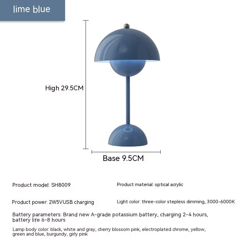 Rechargeable Bud Atmosphere Table Lamp Bedside Decorative Lamp - Eloy Royal