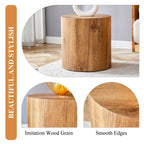 The cylindrical table with its patterned design can be easily integrated into a variety of interior styles, from coffee tables to small dining tables, workbenches or makeshift writing desks. - Eloy Royal