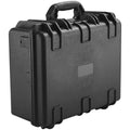 Hard Pistol Cases with Pre-cut Lining, Waterproof & Dustproof Hard Gun Case for 5 Pistol, 18.9×16.3×8.5 in Lockable Pistol Case, Black