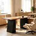 Contemporary Computer Desk,Modern Office Desk,Stylish Writing Table with Spacious Surface(Only 1pcs Computer Desk)