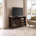 Artisan 48W TV Stand with Drawers, Glass Doors and Cubbies