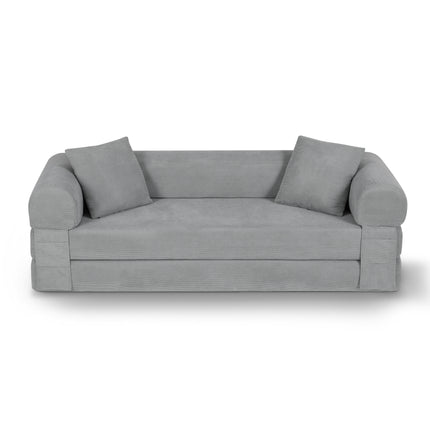 Convertible Sofa Bed Couch,80 Inch Boneless Couches for Living Room,Folding Sleeper Sofa Bed Queen with Storage,Corduroy Flod Out Couch Compressed Couch in a Box
