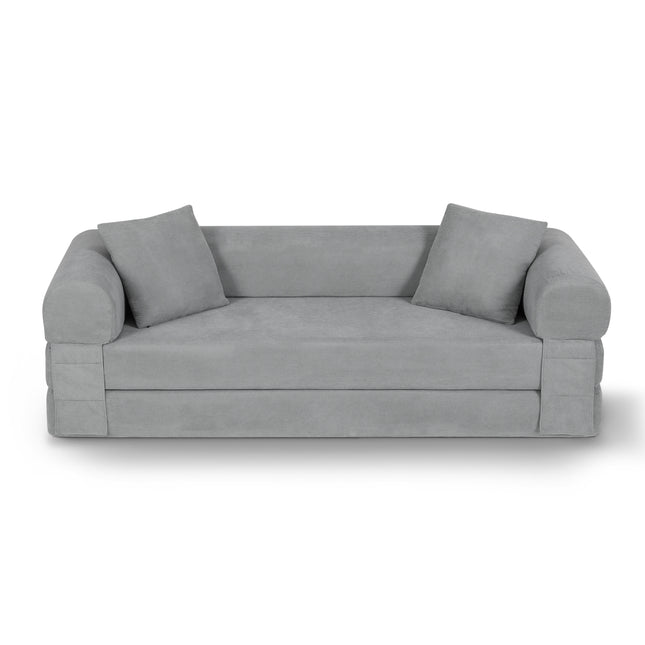Convertible Sofa Bed Couch,80 Inch Boneless Couches for Living Room,Folding Sleeper Sofa Bed Queen with Storage,Corduroy Flod Out Couch Compressed Couch in a Box