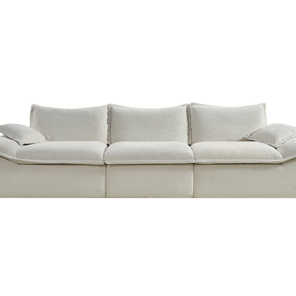128 inch Compress Sofa-Beige