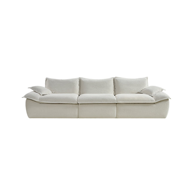 128 inch Compress Sofa-Beige