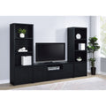 Sloat Black 3-piece Entertainment Center