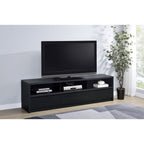 O'Brien Black 3-drawer TV Stand Media Console
