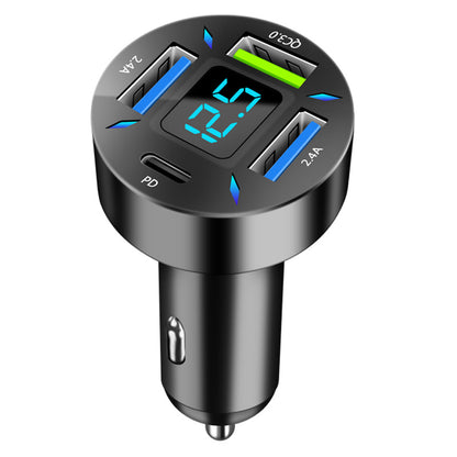 Quick Universal Transfer Plug Multi-function Car Charger USB4 Port - Eloy Royal