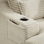 47.24 inch modern comfortable cushioned compression sofa with unique cushion design, lounge chair for living room, bedroom, apartment, office, camel - Eloy Royal