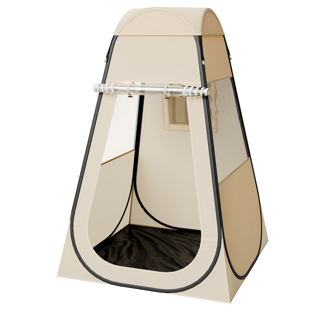 Pop up Sports Tent, 47x47 in Clear Bubble Tent for 1 Person, Waterproof Outdoor Pod with Floor Mat & Top Cover, Garden Igloo Dome Tents Camping Shelter for Events Fishing Cheering