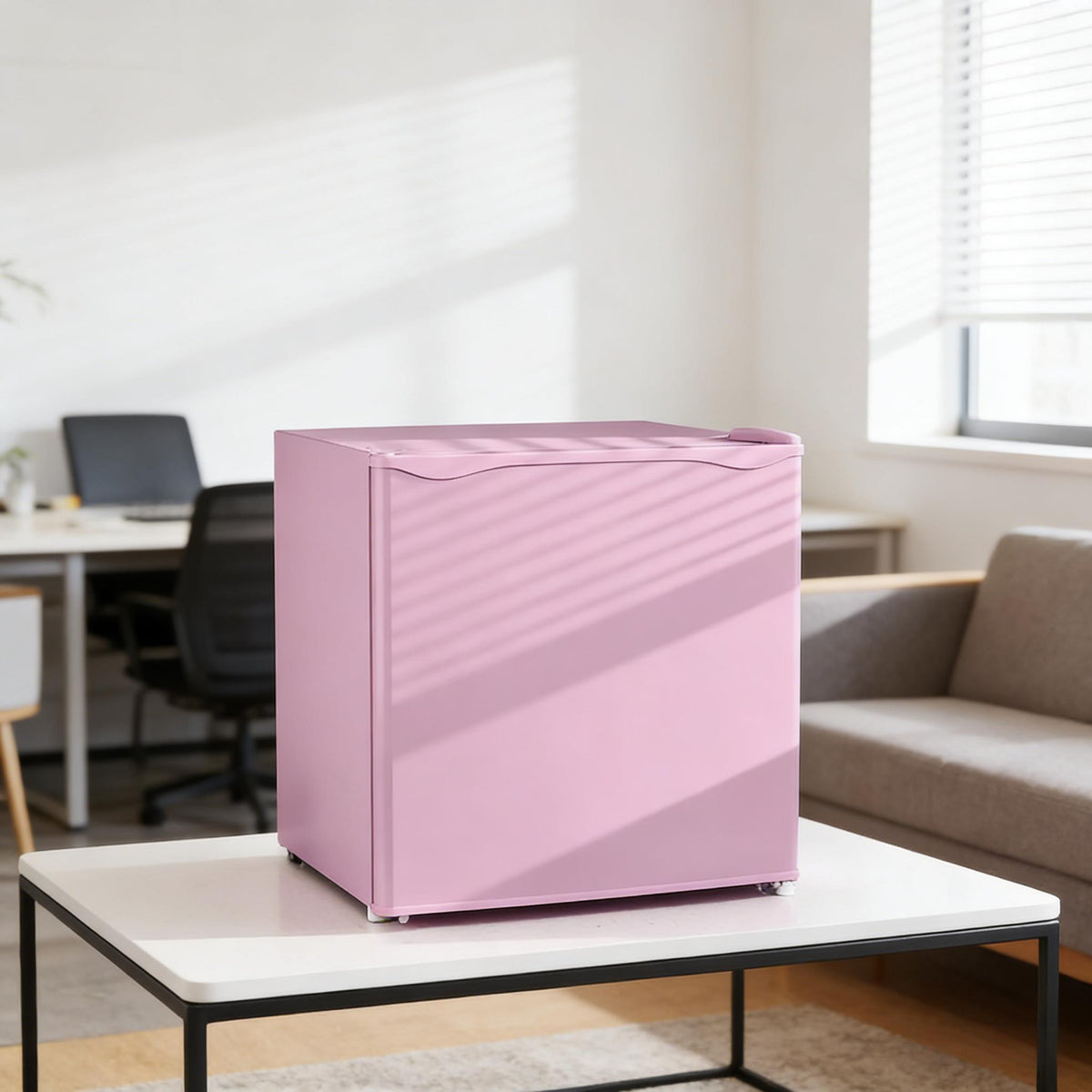 Small Corner Freezer,Portable Freezer,Compact Upright Freezer,Stylish Mini Freezer