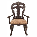 Arm Chairs Dining Room Wood Veneer Traditional Multi-color Set of 4
