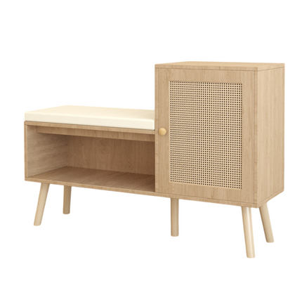 PP Rattan and Wood Construction with Modern Entryway