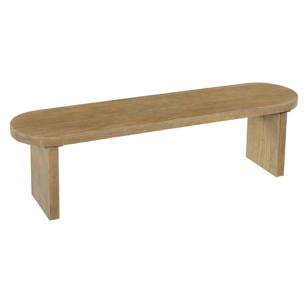 Indoor Pine Dining Bench, 62.9''L Solid Wood Seating, 350lbs Weight Capacity, Fits 3 People for Kitchen, Dining Room & Living Space