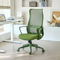 Ergonomic Colorful Office Chair 350LBS Home Office Mesh Breathable High Back, With Adjustable Lumbar Support Computer Chair, Integrated Molded Foam Seat Cushion, Fireproof (Green)