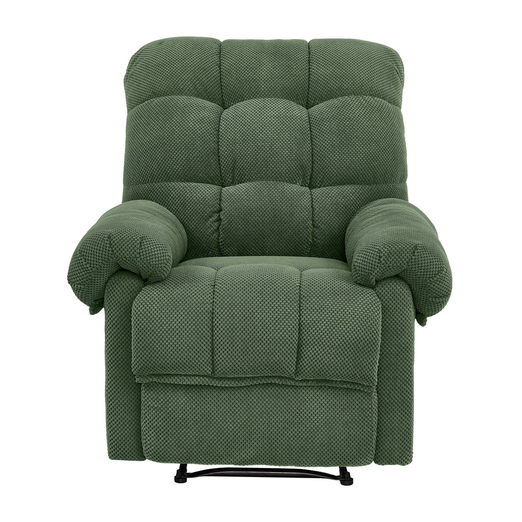 Manual Recliner, Living Room Seating, Reading Chair, Padded Footrest, Home Theater Seating, Ergonomic Lounge Chair, Soft Fabric Recliner.