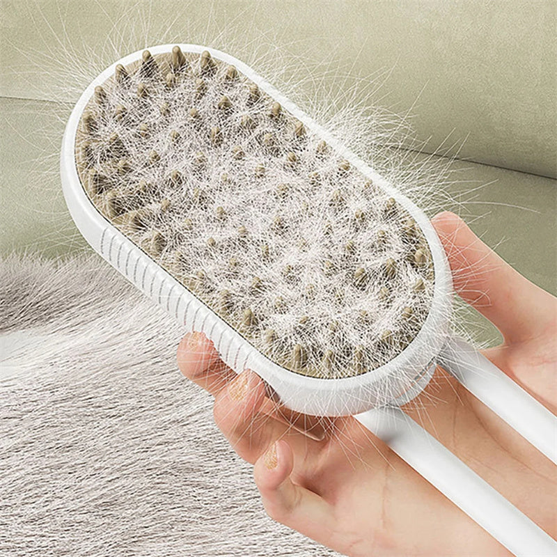 Cat Steam Brush Steamy Dog Brush 3 In 1 Electric Spray Cat Hair Brushes For Massage Pet Grooming Comb Hair Removal Combs Pet Products - Eloy Royal