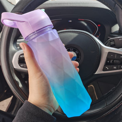 Spray Water Bottle For Girls Outdoor Sport Fitness Water Cup Large Capacity Spray Bottle Drinkware Travel Bottles Kitchen Gadgets - Eloy Royal