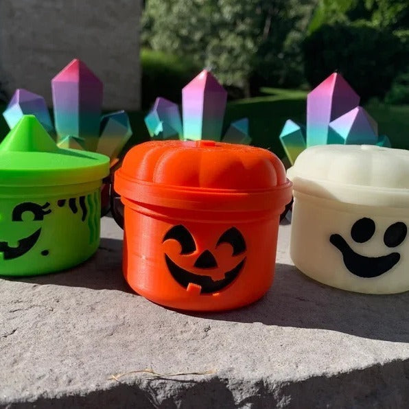 Mini Halloween Nostalgic Bucket Candy Box Trick Or Treat Basket