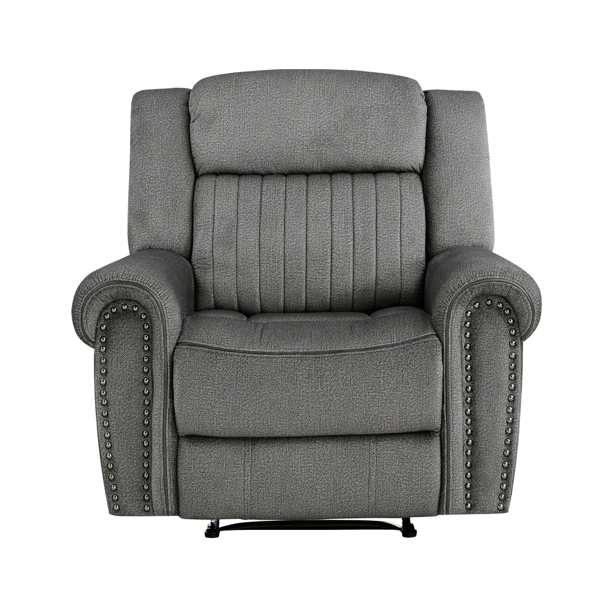Reclining Chair Microfiber Charcoal