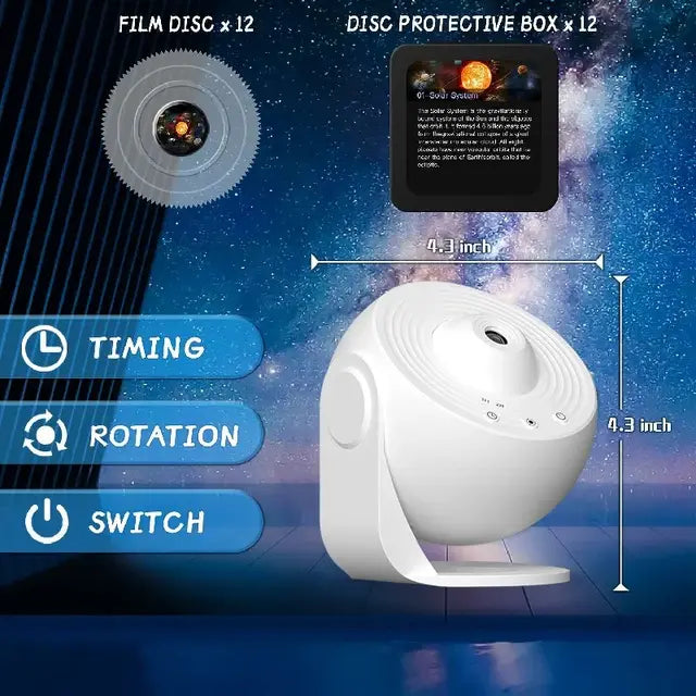 Galaxy Night Light Projector Lamp - Eloy Royal