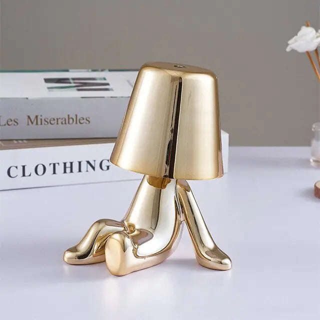 Golden Man LED Touch Lamp - Eloy Royal