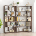 90 cm space saving corner bookshelf + 80 cm bookcase extendable free combination, set of 2 display shelf, DARK BROWN color and other 4 colors for option, freely combined and matched furniture