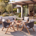 Patio Chair with Cushions (Set of 4)
