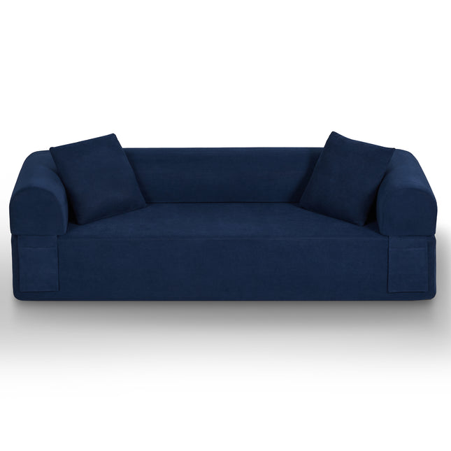 3Seater Sofa Boneless Couches,No Assembly Needed, Modern Sofa for Compact Living Rooms, Apartments, and Offices