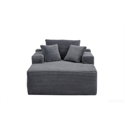 47'Extra-Large Corduroy Recliner Sofa, Upholstered Sofa Bed Indoor for Living Room