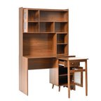 Computer Desk with 90 Degree Rotating Desktop, 43x70 Inch Office Desk with Storage Drawer and Cabinets, Gaming Desk with Shelves, Writing Desk for Study, Work Desk for Home (Old SKU:N733P279101D) - Eloy Royal