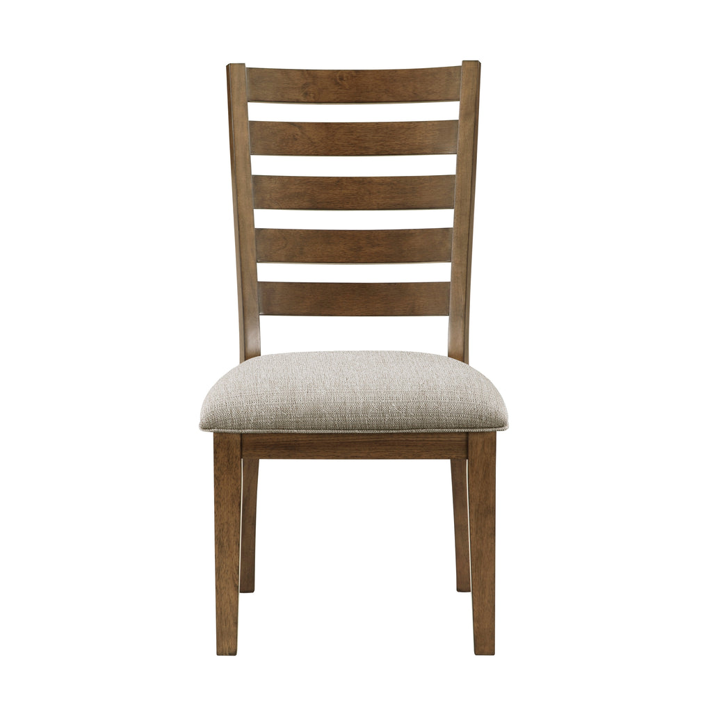 Side Chairs Dining Room Wood Veneer Traditional Set of 8 Beige