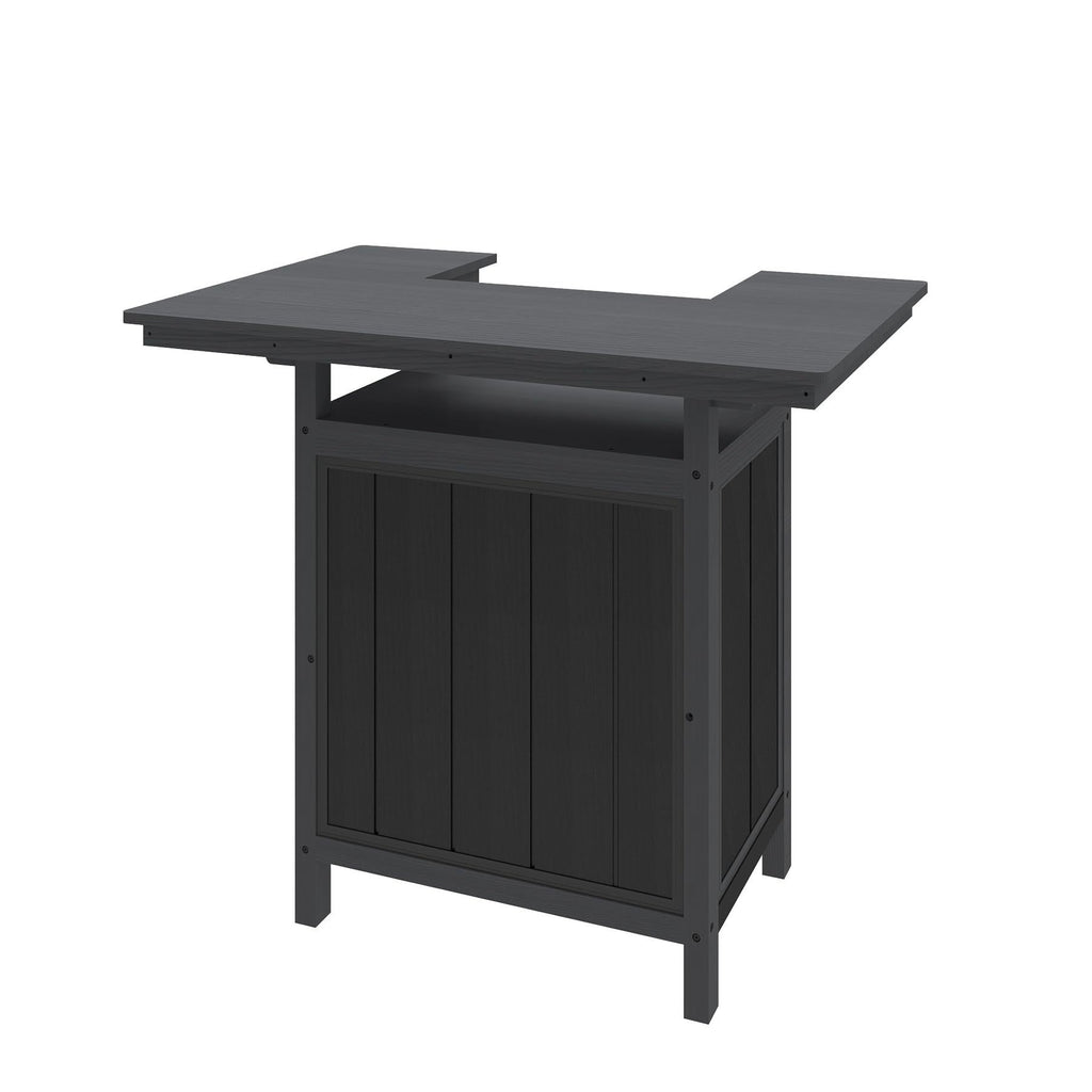 Outdoor Bar, Patio Bar, Outdoor Kitchen Island, Outside Bar, Backyard Bar, HDPE & Aluminum Frame for Entertaining