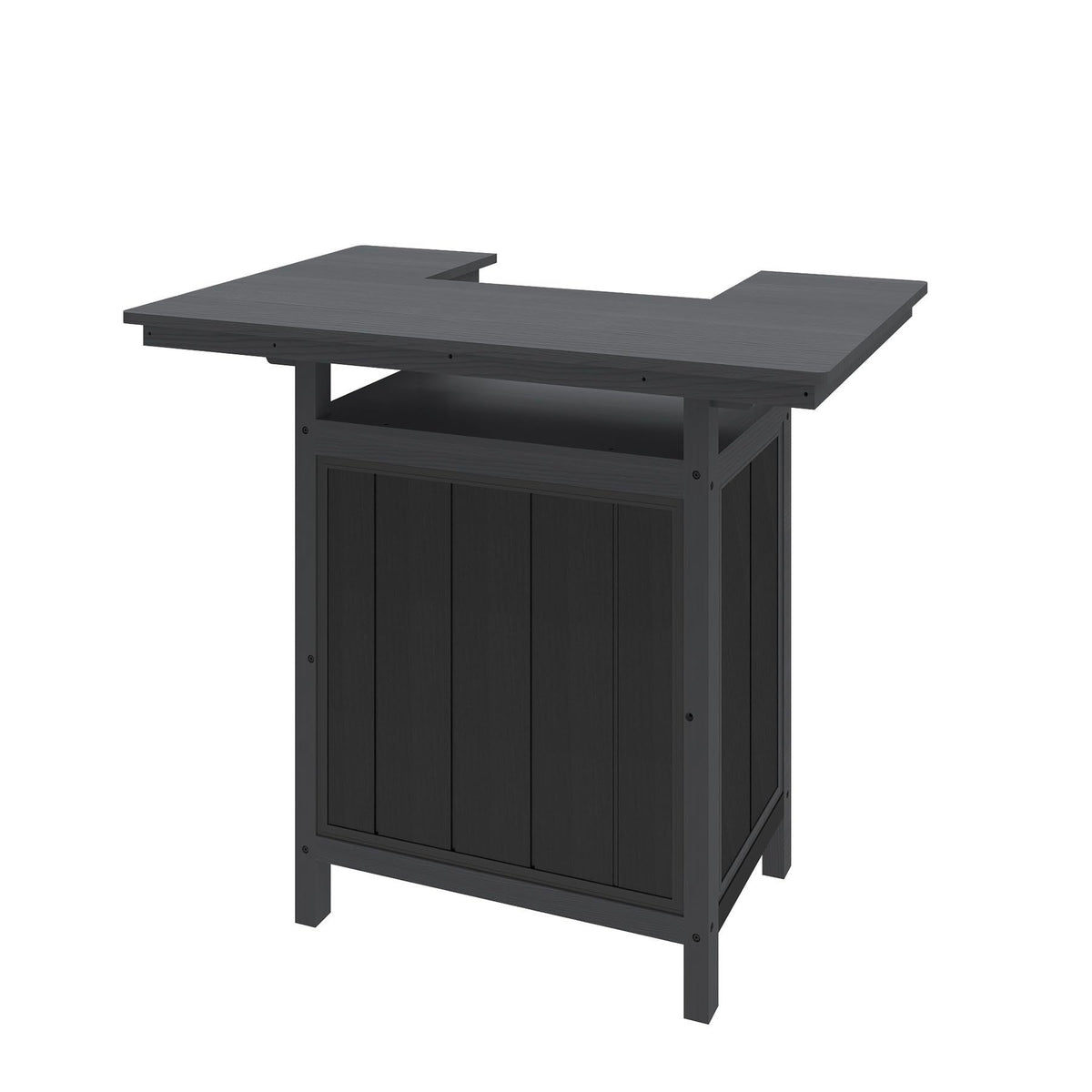 Outdoor Bar, Patio Bar, Outdoor Kitchen Island, Outside Bar, Backyard Bar, HDPE & Aluminum Frame for Entertaining