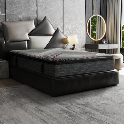 13 Inch Gel Memory Foam Queen Size Hybrid Mattress with Pocket Coils, Cooling & Edge Support