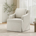 Armless Accent Chair, Corduroy Upholstered Lounge Chair with High-Density Sponge Seat, Modern Single Sofa Chair for Living Room Bedroom Reading Corner
