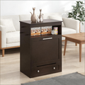 Dog Food Storage Container,Pet Feeder Station Storage Cabinet