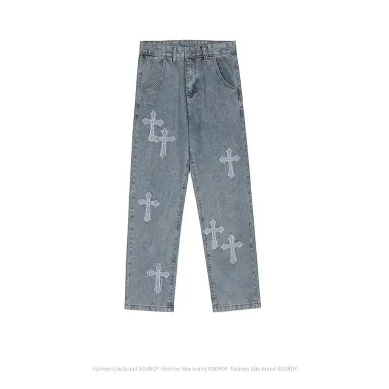 Cross Denim Pants - Eloy Royal