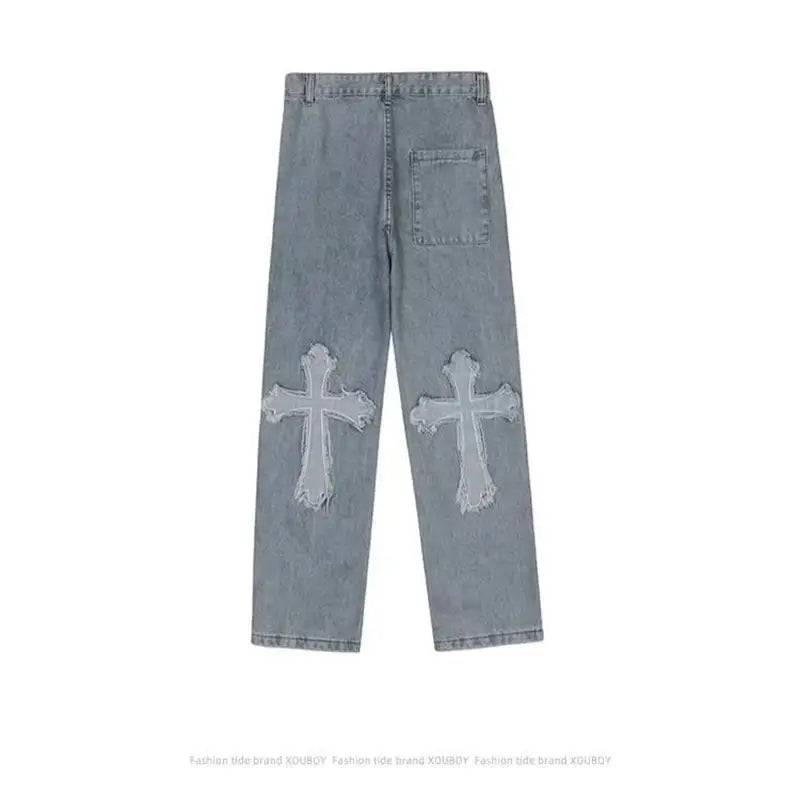 Cross Denim Pants - Eloy Royal