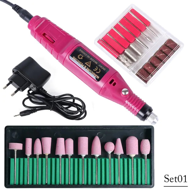 Rechargeable Electric Nail Drill Sets - Eloy Royal