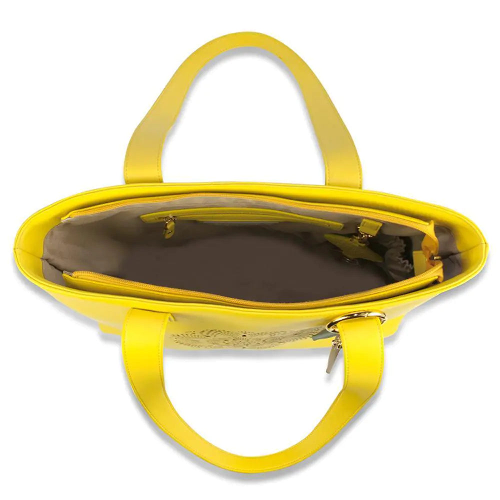 Sprout Leather Tote -Lemon - Eloy Royal