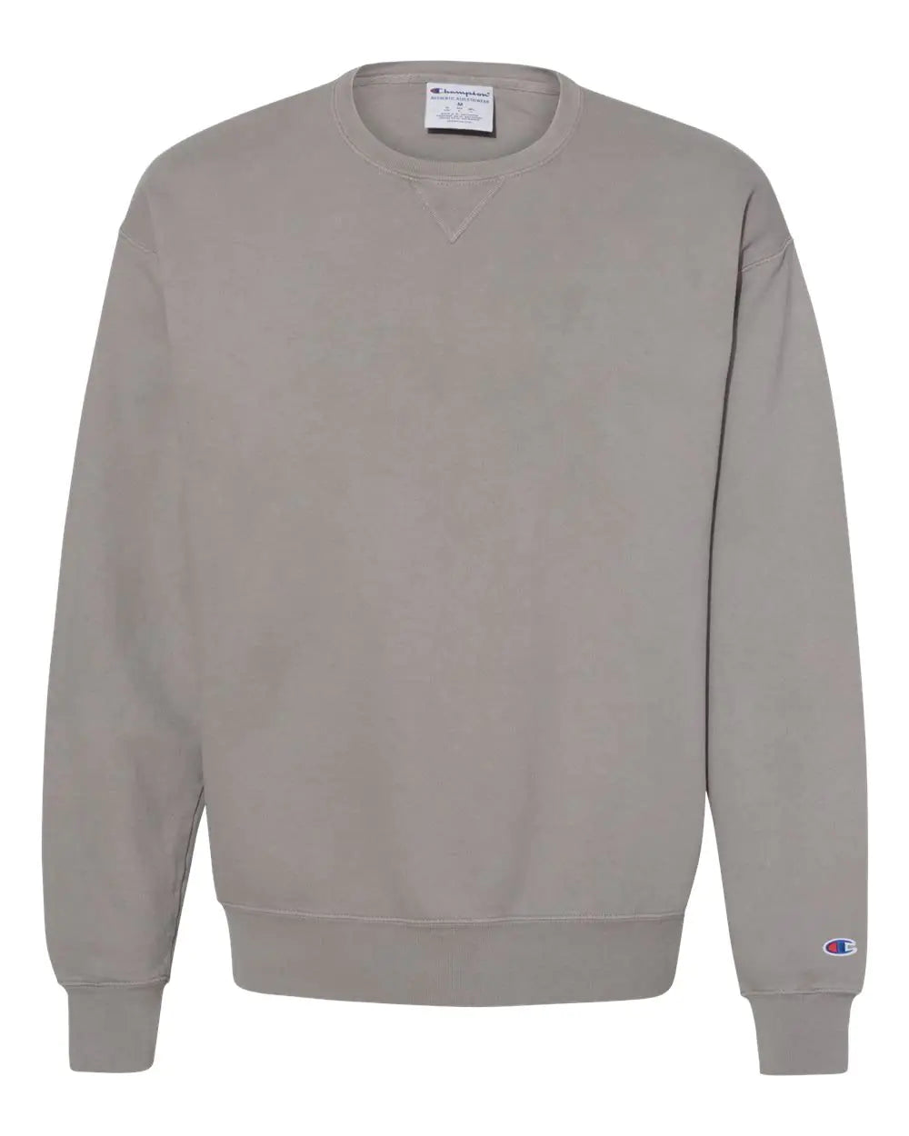 Champion - Garment Dyed Crewneck Sweatshirt - CD400 - S - Concrete Concrete Small