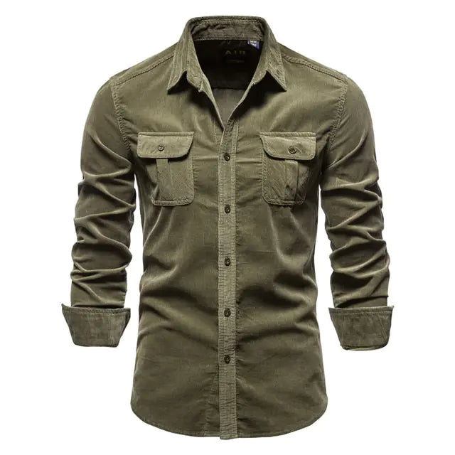 Men's Business Casual Corduroy Shirt - Eloy Royal