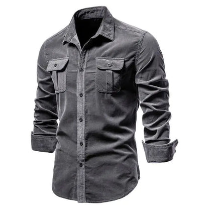 Men's Business Casual Corduroy Shirt - Eloy Royal