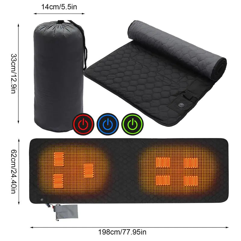 Outdoor USB Heating Sleeping Mat - Eloy Royal