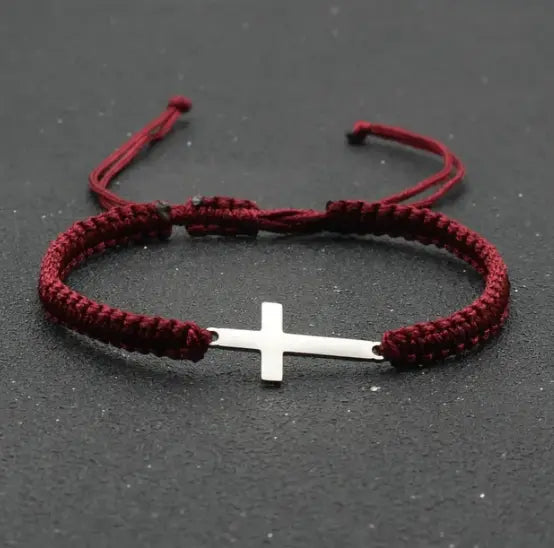 Rope Cross Bracelet - Eloy Royal