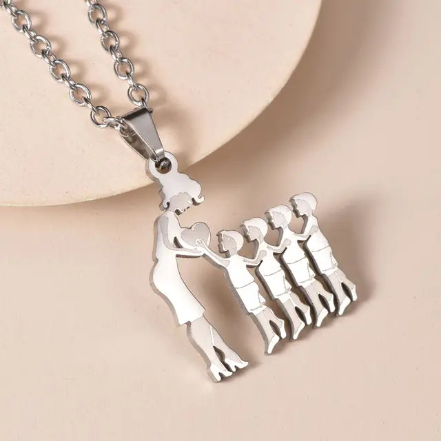 Family Silver Necklaces - Eloy Royal