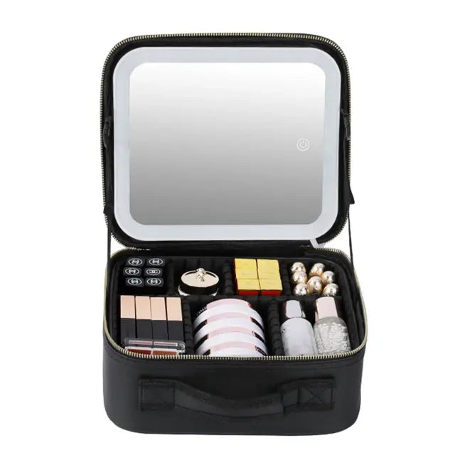 Smart LED Cosmetic Case with Mirror - Eloy Royal