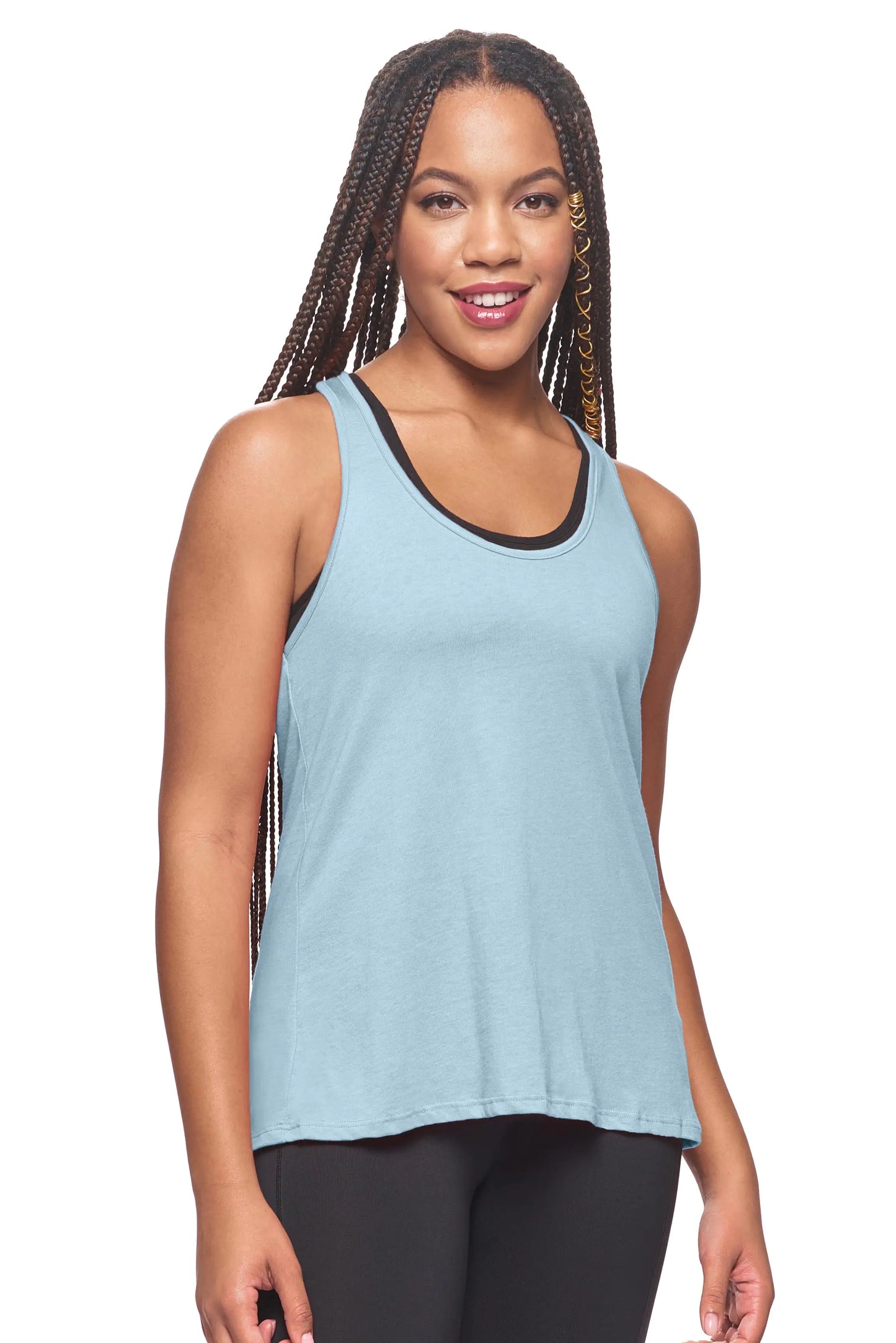 Women's MoCA™ Split Dash Racerback Tank 🍃